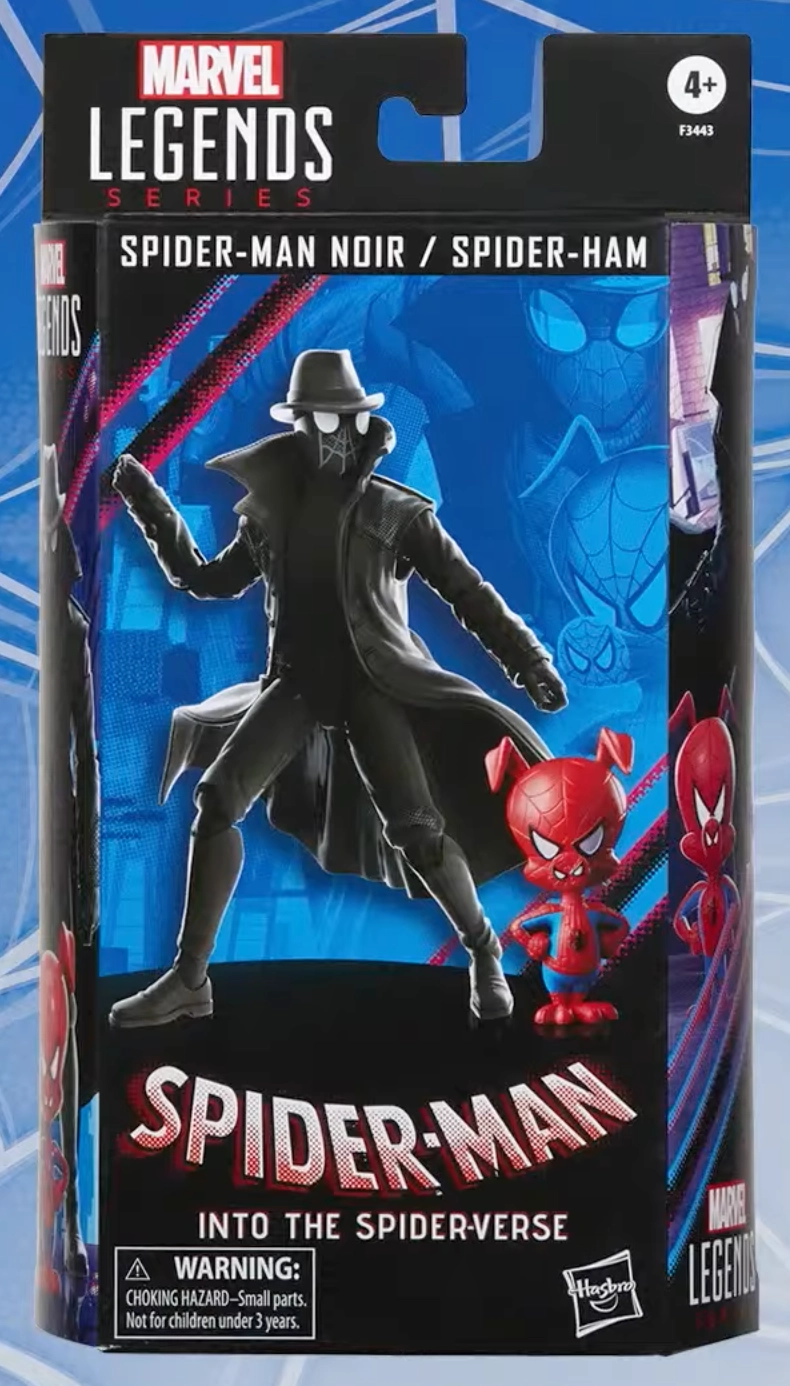 Spider-Man Noir & Spider-Ham figures