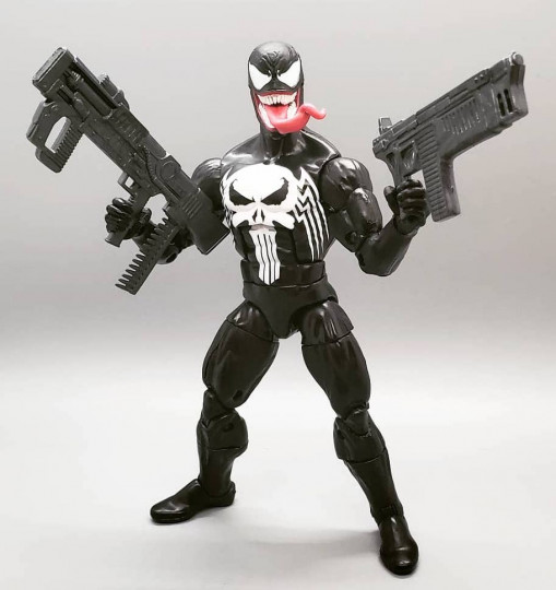 Display by Magneto_0H1N: Venomized Punisher
