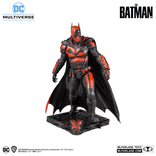 Display by Scarth: The Batman 12″ Posed Statue - Red/Black Variant
