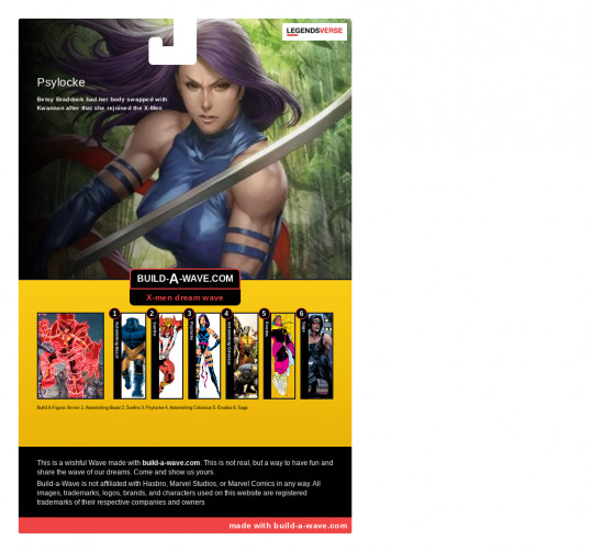 Display by Kevs_Collectibles: X-men dream wave