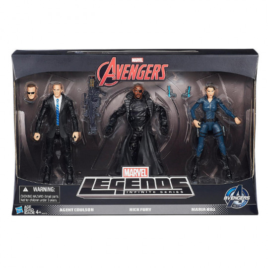 Agent Coulson, Nick Fury & Maria Hill