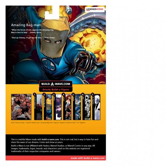 Display by Komic: Grizzly Build-a-Figure