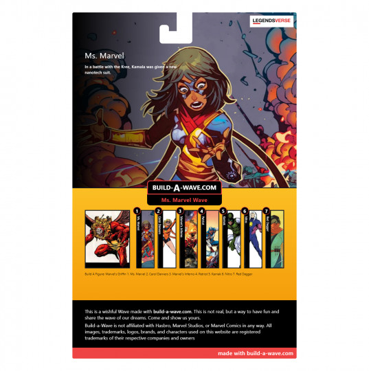Display by Komic: Ms. Marvel Wave