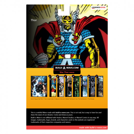 Display by Komic: War Thor wave